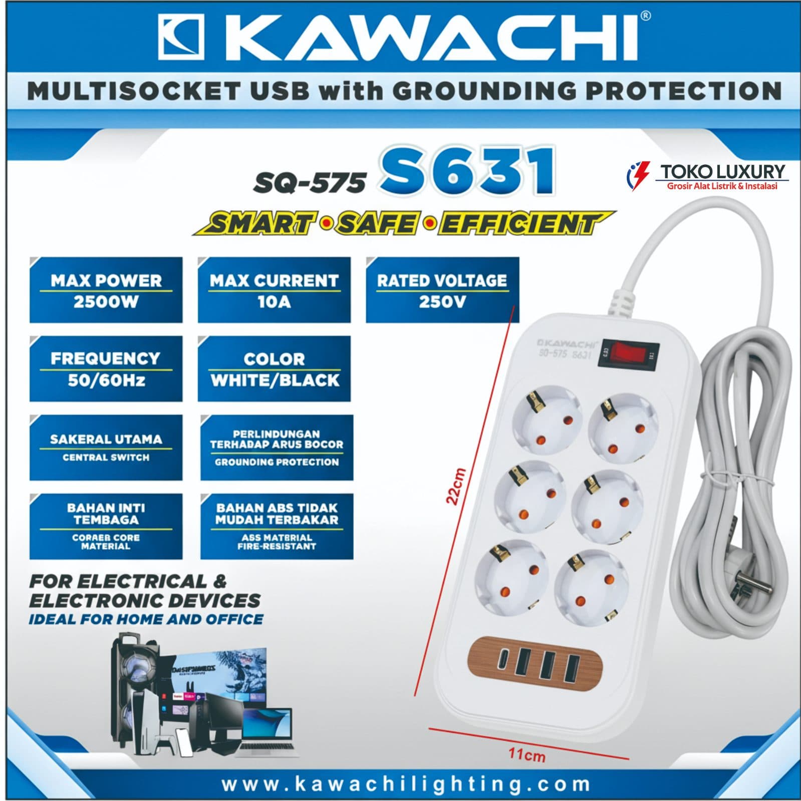 Stop Kontak USB S631